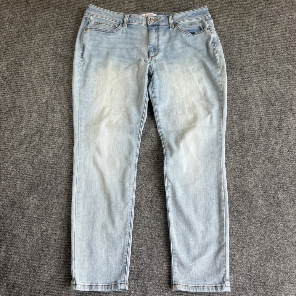 Sonoma Goods For Life Womens Skinny Jeans Light Wash Blue Size 14S Petite
